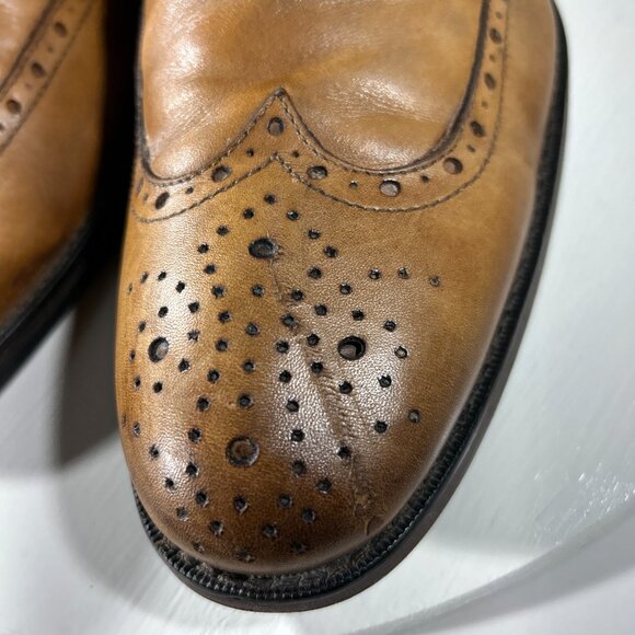 Johnston & Murphy Brown Leather Oxfords - Picture 6 of 14